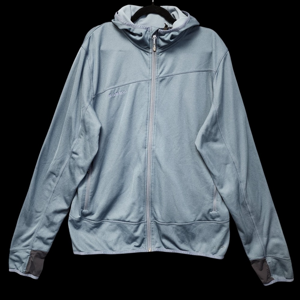 Mammut Borah Fleece‎ Hoodie Jacket Mens 2XL (Fits as Slim XL) Full Zip Polartec